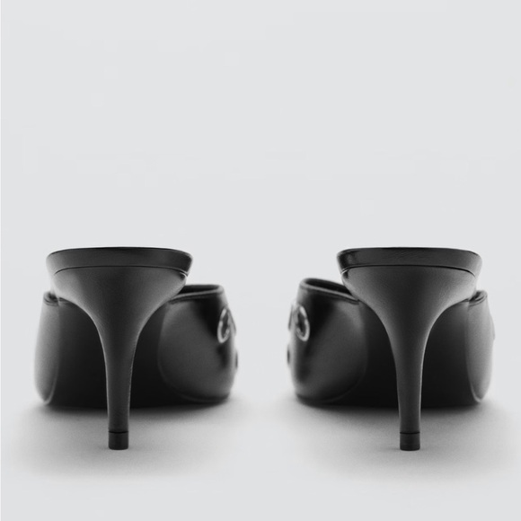 New Mango SLINGBACK SHOES WITH METALLIC DETAIL - Picture 5 of 5